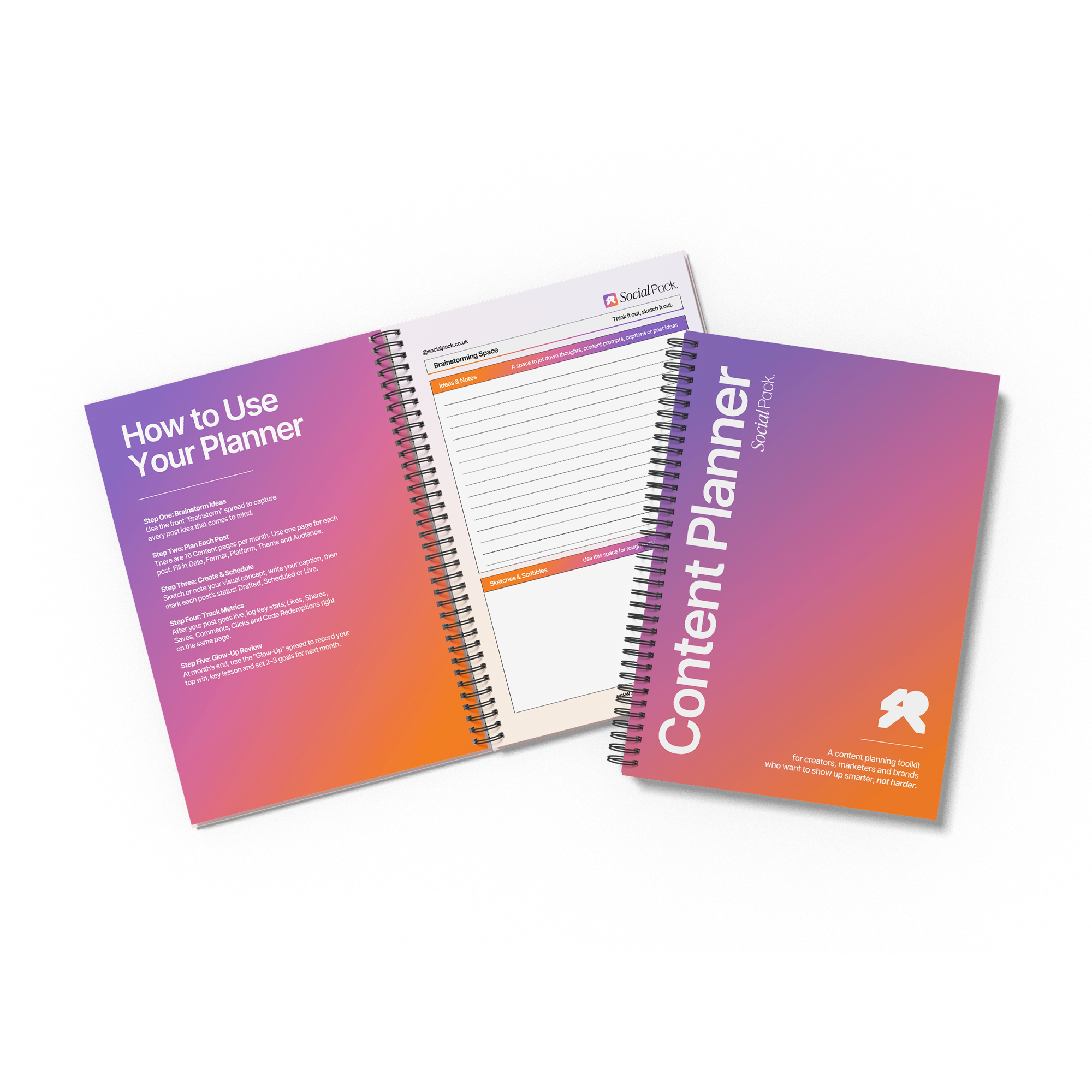 Social Pack A4 | 3-Month Content Planner